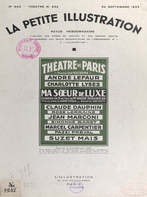 cover image of Ma sœur de luxe